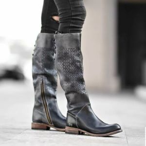 BED STU Cambridge leather black driftwood boots